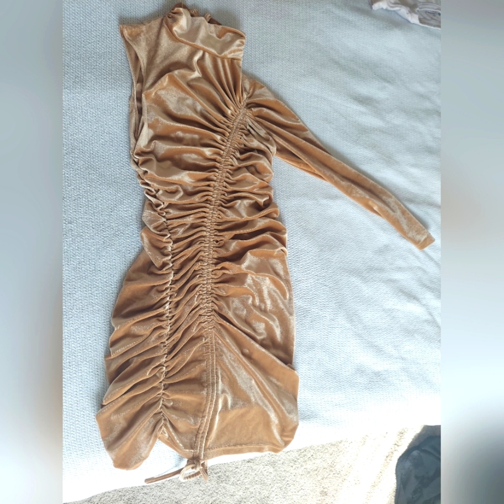 Velvet mini party dress
